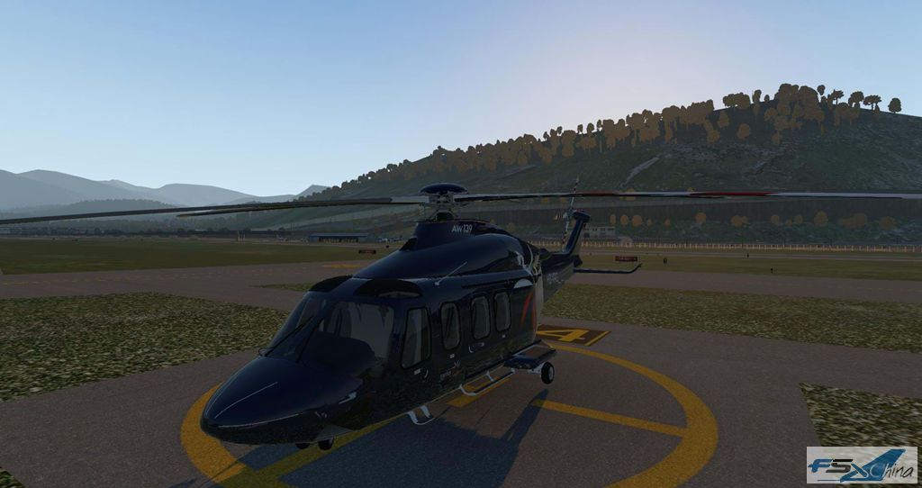 【x-plane11】[x-rotors]aw139(古斯特维斯特兰公司aw139直升机)