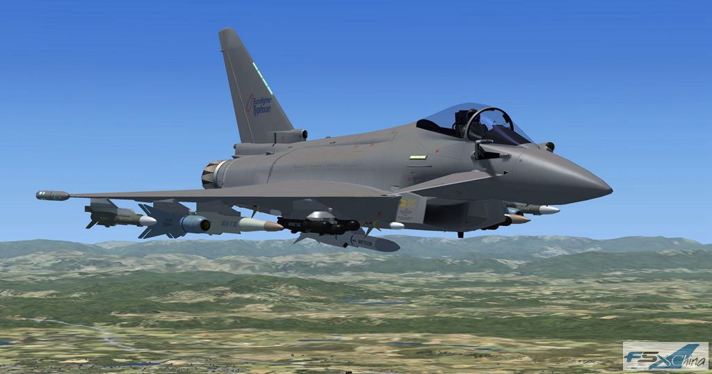 【p3dv4】[flyfreestd]eurofighter ef-2000 typhoon(ef-2000台风战机