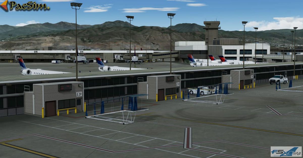[pacsim]美国盐湖城机场(salt lake city intl)