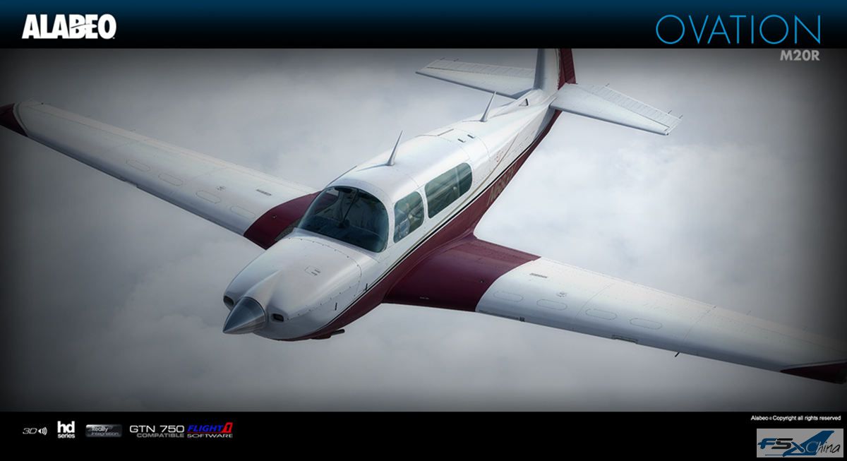 【p3dv5】[alabeo]m20r ovation(穆尼飞机)