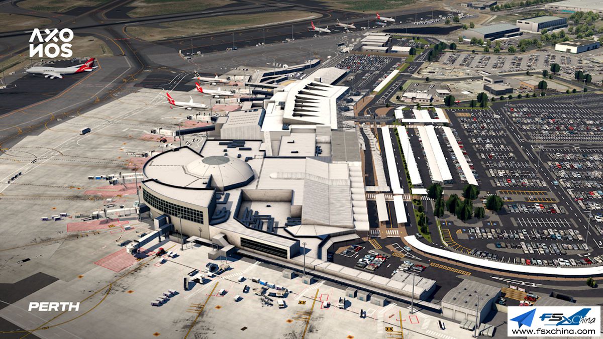【x-plane11】[axonos]澳大利亚珀斯国际机场(ypph perth