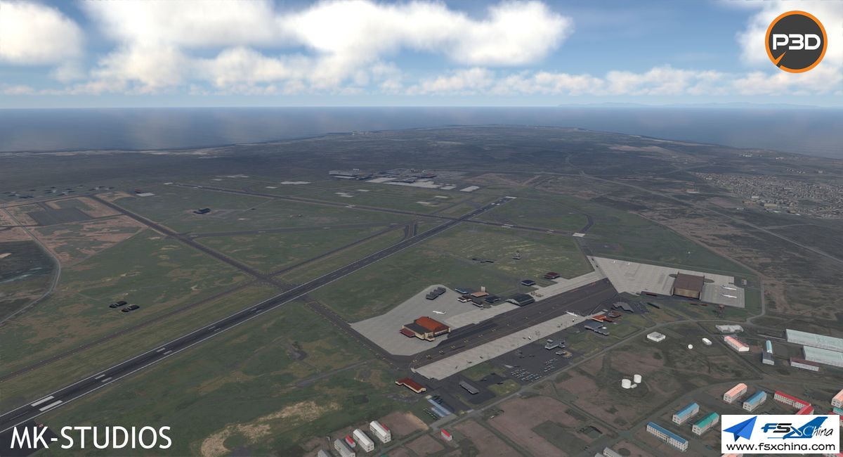 【p3dv5】[mk studios]冰岛凯夫拉维克国际机场(bikf