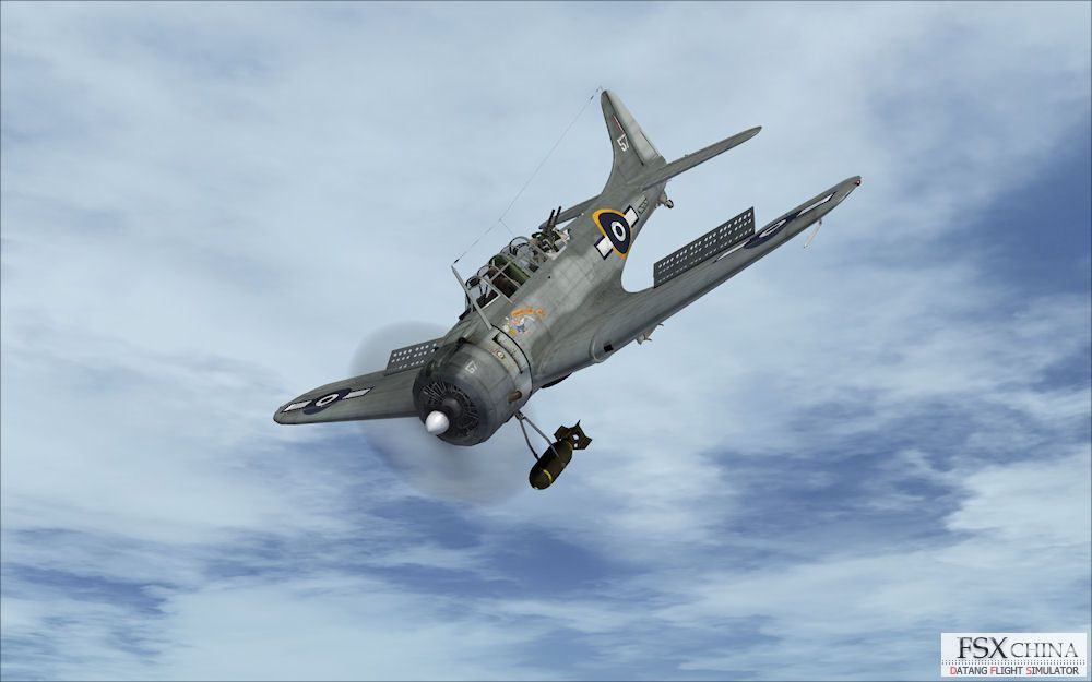 fsxsevertigostudiossbddauntless无畏式俯冲轰炸机