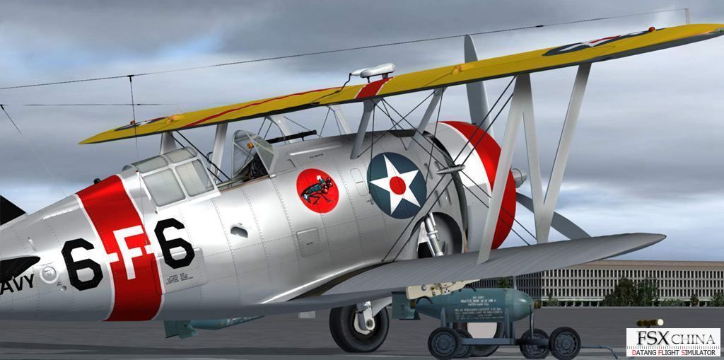 【fsx/se】[aeroplane heaven]f3f-2(双翼战斗机)