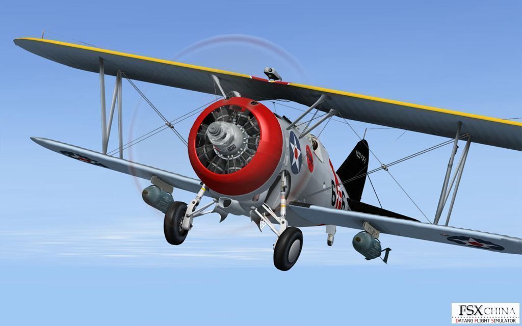 【fsx/se】[aeroplane heaven]f3f-2(双翼战斗机)